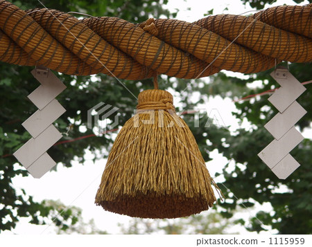 图库照片 靖国神社鸟居的神社