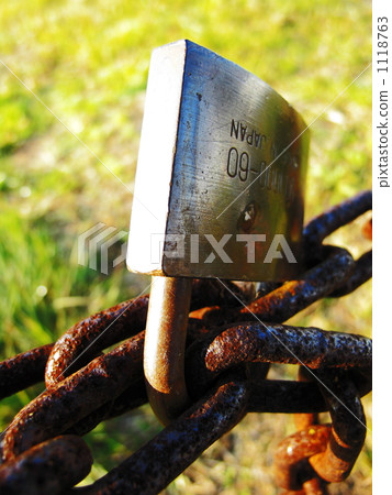 掛鎖 鏈條 鏈 1118763