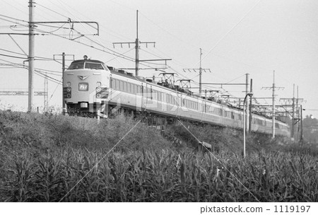 Railroad railway · Joetsu Line 485 Express Limited When Showa 57 1119197
