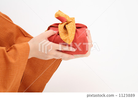 Japanese gifts Orange sleeve and wrapping 3 1123889