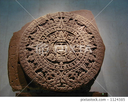 阿茲特克日曆墨西哥國家人類學博物館 阿茲特克日曆墨西哥國家人類學博物館 1124385