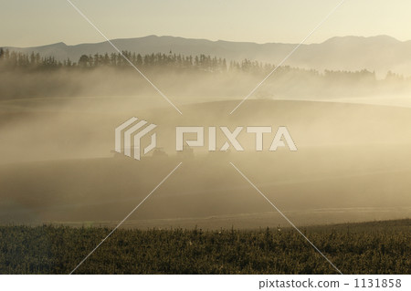 hill of biei, mountain range, tokachidake mountain range 1131858