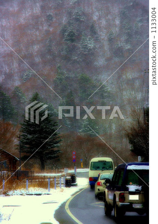 Snow-covered road Snow-covered road 1133004