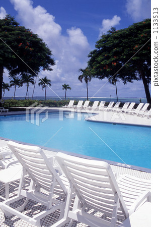 在塞班島的游泳池 1133513