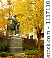 Bach statue in front of Eisenach Bach House 1137110
