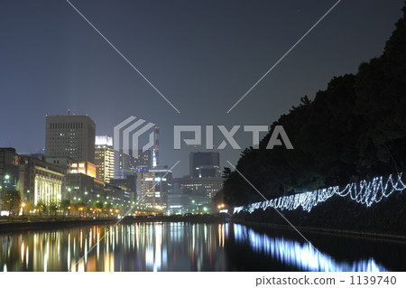 lightopia, dry moat, illuminated 1139740