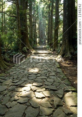 stone pavement, kumano kodo, pray road 1148242