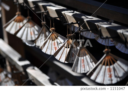 omiya shrine, first shrine visit of new year, folding fan 1151047