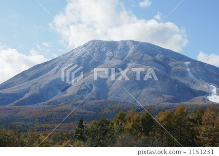 Kurohimeyama of first snow 1151231