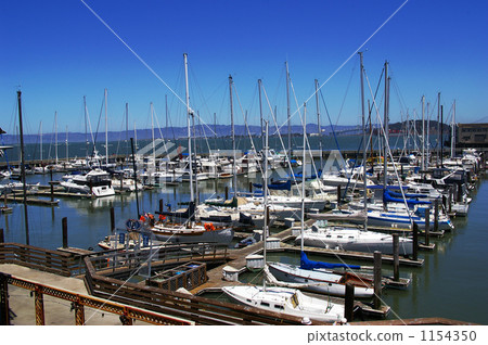 pier 39, yacht harbor, yacht 1154350