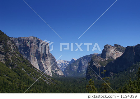 優勝美地國家公園隧道視圖 1154359