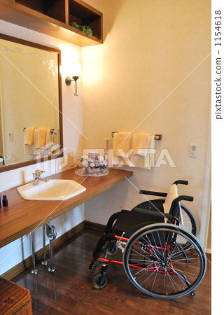 Washroom where wheelchair can be used 1154618
