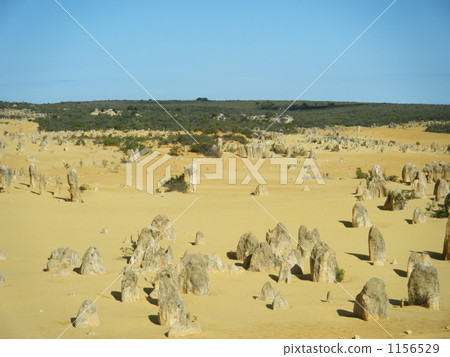 奇怪的岩石尖峰的風景③ 1156529