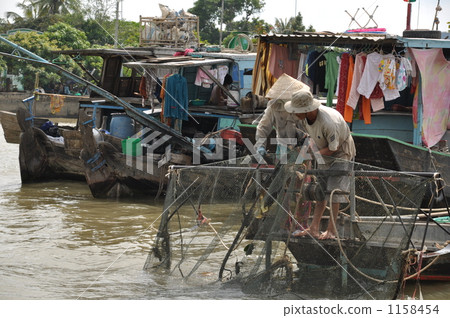 釣魚越南的日落 1158454