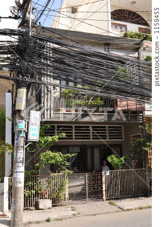 power line, electric wire, old woman 1158455