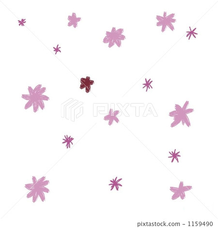 桃紅色小花的例證。少女紋理材料 1159490