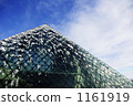 Snow and glass pyramid 1161919