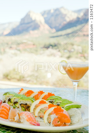 Lunch at a sightseeing spot 1163472