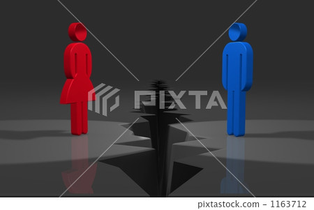 衝突的男人和女人 1163712