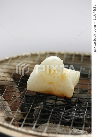 Round swelled baked mochi Round swelled baked mochi 1164633