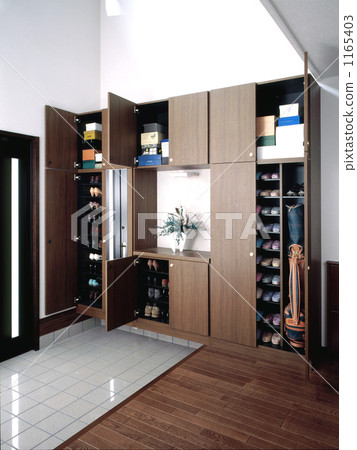 Entrance shoes box shoe crate 1165403