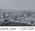 wurzburg, snow scene, the old town 1167200