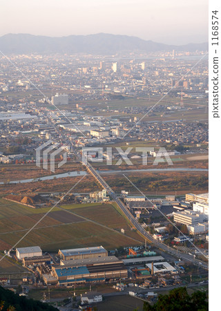 Yasu city bird's eye view Yasu city bird's eye view 1168574