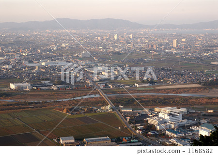 Yasu city bird's eye view Yasu city bird's eye view 1168582