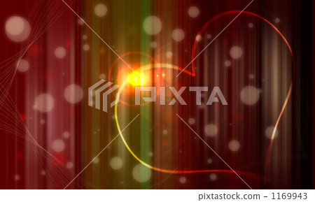 White ball and fuzzy heart Heart Red background White ball and fuzzy heart Heart Red background 1169943