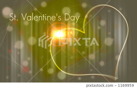 White balls and blurry hearts White and yellow background Valentine letters included White balls and blurry hearts White and yellow background Valentine letters included 1169959