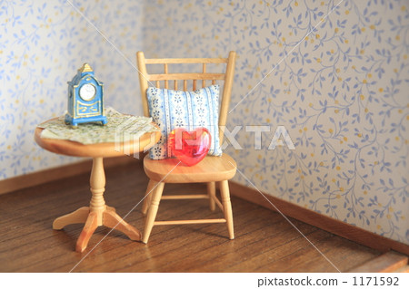 玩具屋 心 日光浴浴床 1171592