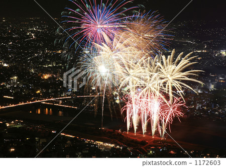 [岐阜縣]長良川煙火 1172603