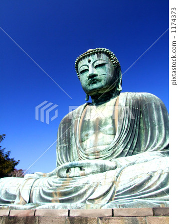 daibutsu, great statue of buddh, japanese style 1174373
