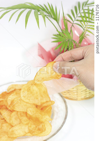 薯片和觀葉植物 1176716