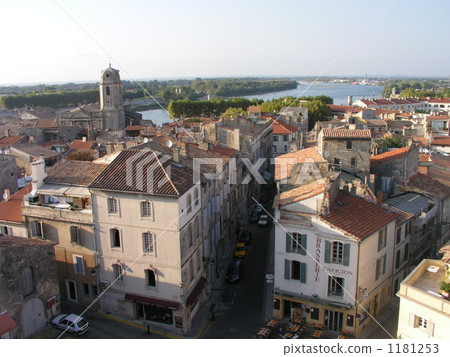 Provence Arles's amphitheater sky view Provence Arles's amphitheater sky view 1181253