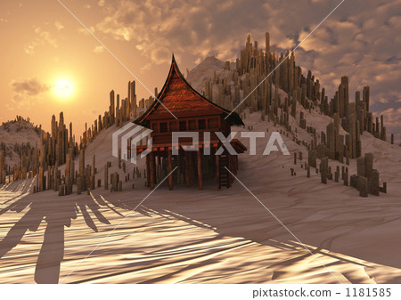 Illusory world (building of strange rocky mountain) Illusory world (building of strange rocky mountain) 1181585