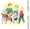 有趣的家庭/方便的材料CD-ROM插圖家庭vol.1 1185133