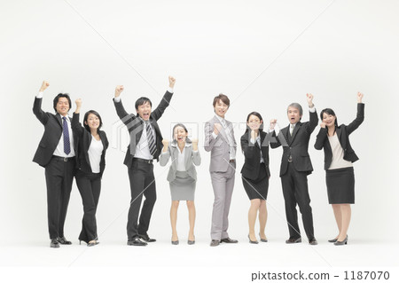 a businesswoman, ol, large number of people 1187070