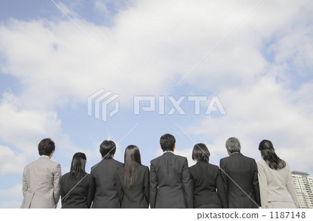 a businesswoman, ol, large number of people 1187148