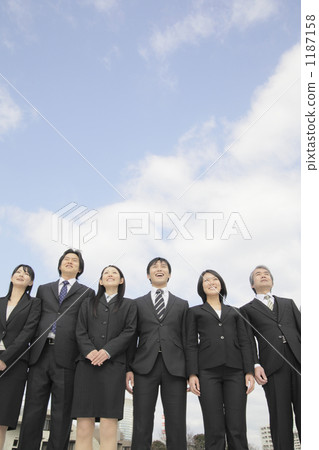 a businesswoman, ol, large number of people 1187158