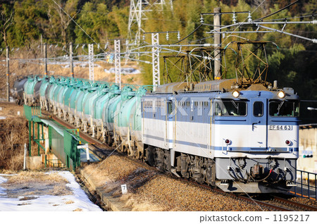Petroleum transport freight train EF 64 1195217