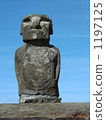世界遺產智利復活節島Ah-Tongariki Moai 1197125