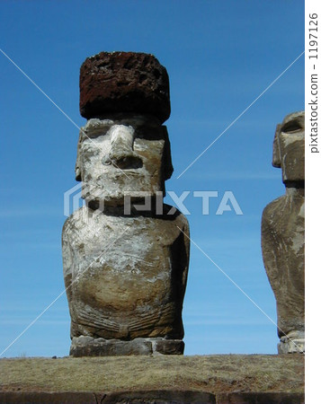 世界遺產智利復活節島Ah-Tongariki Moai 1197126