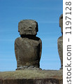 世界遺產智利復活節島Ah-Tongariki Moai 1197128