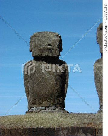 World Heritage Site Chile Easter Island Ah-Tongariki Moai 1197128