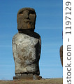 世界遺產智利復活節島Ah-Tongariki Moai 1197129