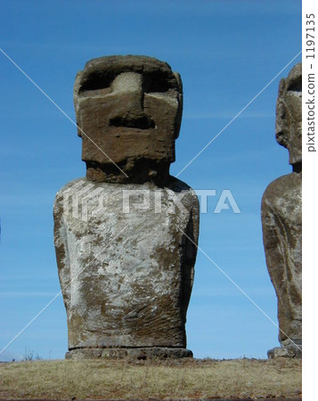 World Heritage Site Chile Easter Island Ah-Tongariki Moai 1197135