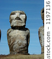 世界遺產智利復活節島Ah-Tongariki Moai 1197136