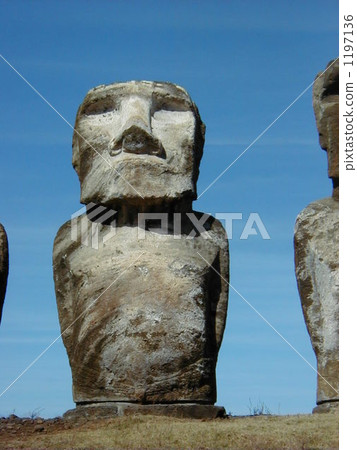 World Heritage Site Chile Easter Island Ah-Tongariki Moai World Heritage Site Chile Easter Island Ah-Tongariki Moai 1197136