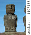 世界遺產智利復活節島Ah-Tongariki Moai 1197138